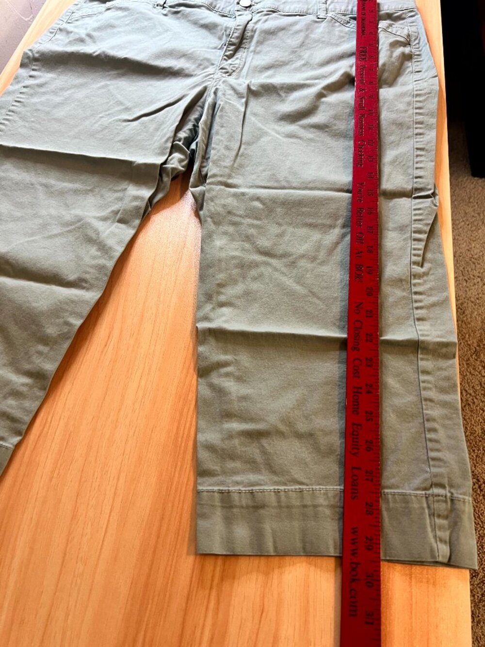 Bandolino Maureen Women’s Size 18 Light Olive Sage Green Casual Career Stretch